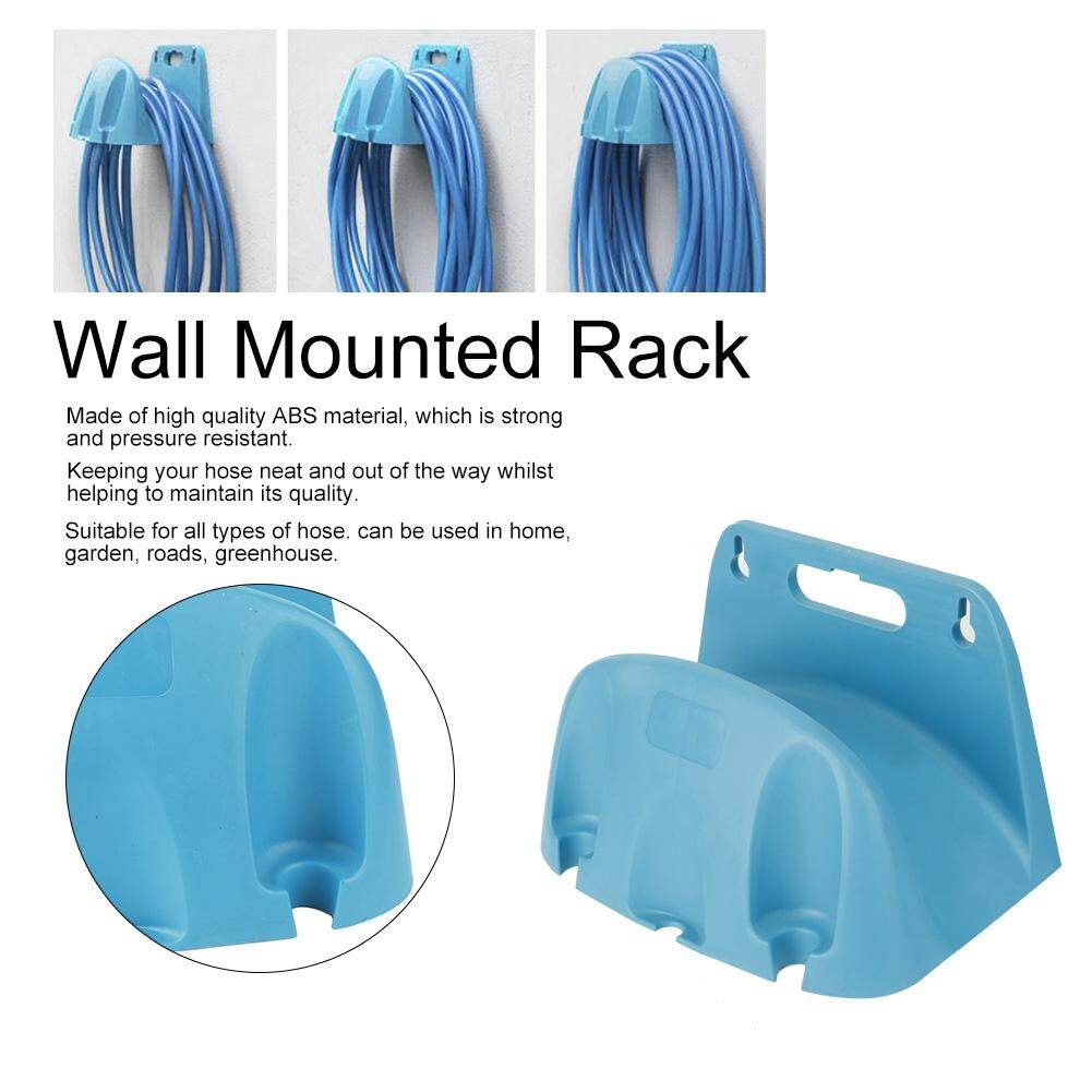 Wall Mounted Garden Hose Pipe Reel Hanger Holder Cable Storage Bracket