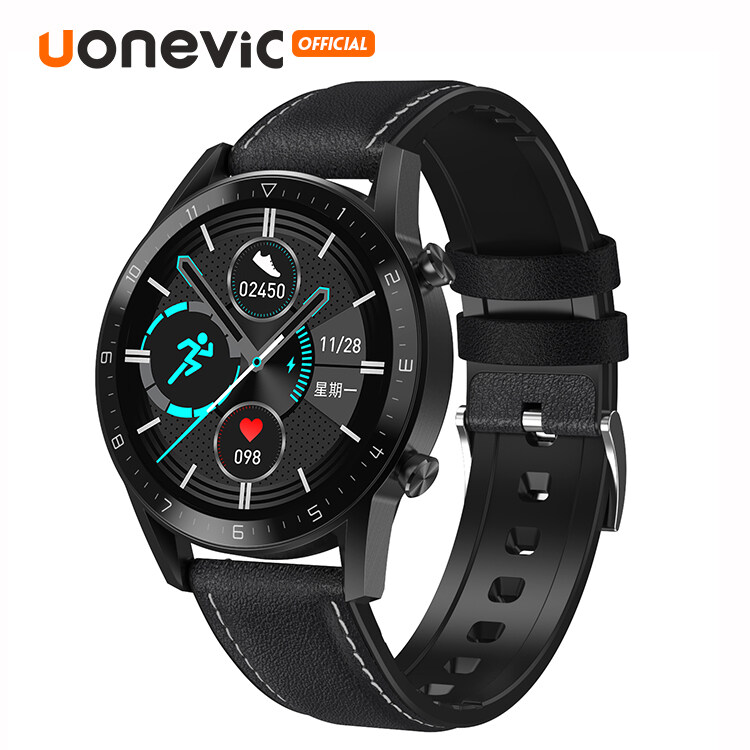 Đồng Hồ Thông Minh GT Watch Uonevic Đồng Hồ Thông Minh Chống Nước Gọi Bluetooth Màn Hình HD 45MM Dành Cho Nam Hỗ Trợ Ngôn Ngữ Đông Nam Á Dành Cho Điện Thoại Android IOS huawei - I9