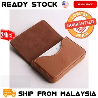 Arrival PU Leather Promotion Luxury Business Wallet Case Bag Name Card Holder