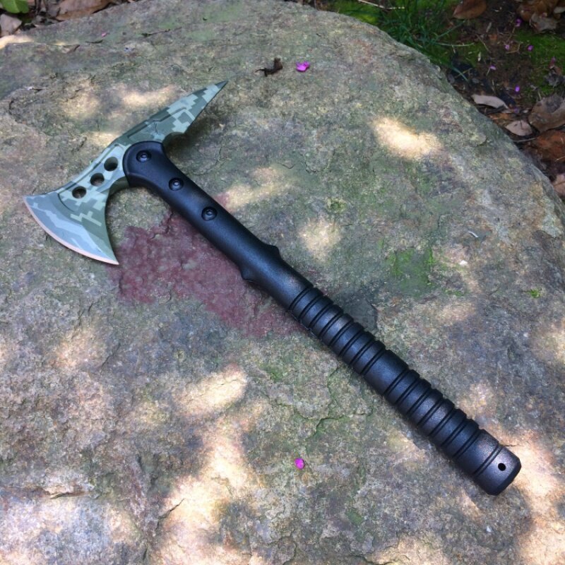 Tactical self-defense cold weapon fight blade outdoor long military axe ...