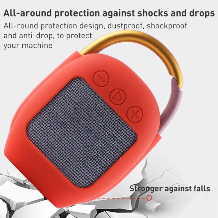 For JBL Clip 4 Wireless Bluetooth Speaker Silicone Protective Case