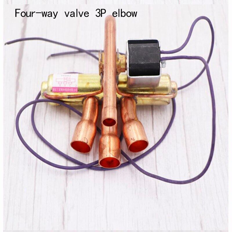3Pelbow reversing solenoid valve for air conditioning 4 way reversing