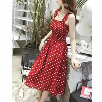 lazada polka dots dress