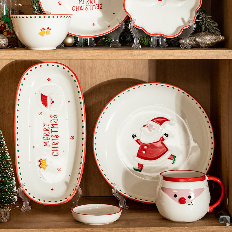 christmas plates ceramic