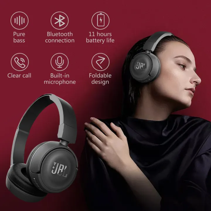 jbl t450bt extra bass bluetooth headset