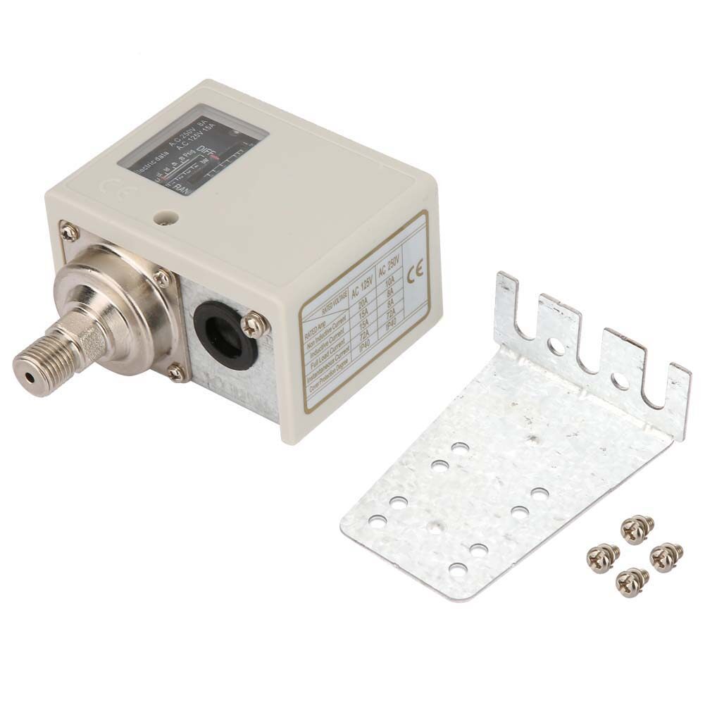 Xuelelile Công Tắc Điều Khiển Áp Suất Điện Tử, Công Tắc Điều Khiển Áp Suất G1/4" Máy Nén Bơm Nước Không Khí Bộ Điều Khiển Áp Suất