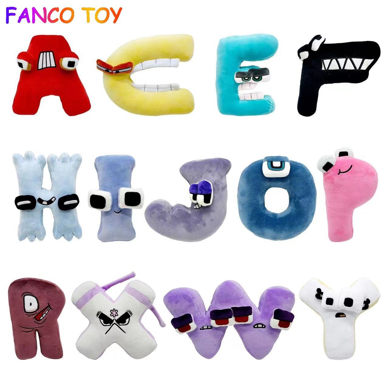 2023 Alphabet Lore Plush Toy Anime Doll 26 English Letters Stuffed Toys  Four-Battle for Dream Plush 0-9 Doll Toy Plush Gifts