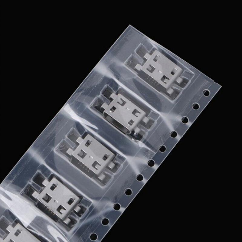 Ministar 10 Pcs type B micro usb 5 pin female charger mount jack connector port socket