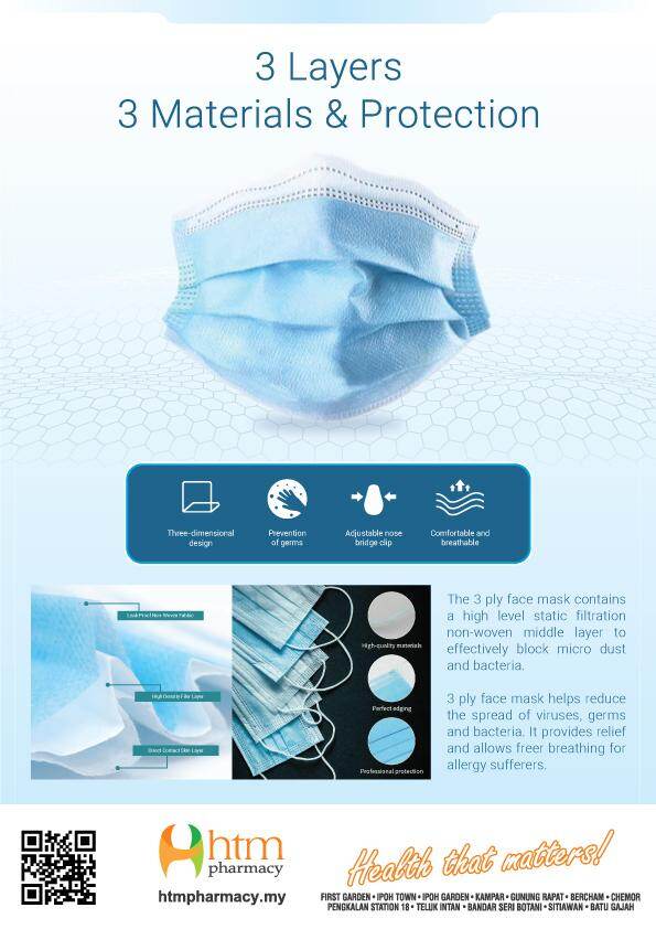 3 Ply Disposable Face Mask 50 S Buy Sell Online Health Accessories With Cheap Price Lazada