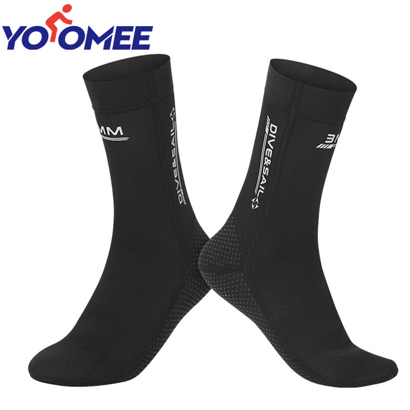 Yoomee 3MM Neoprene Diving Socks Non-slip Beach Boots Wetsuit