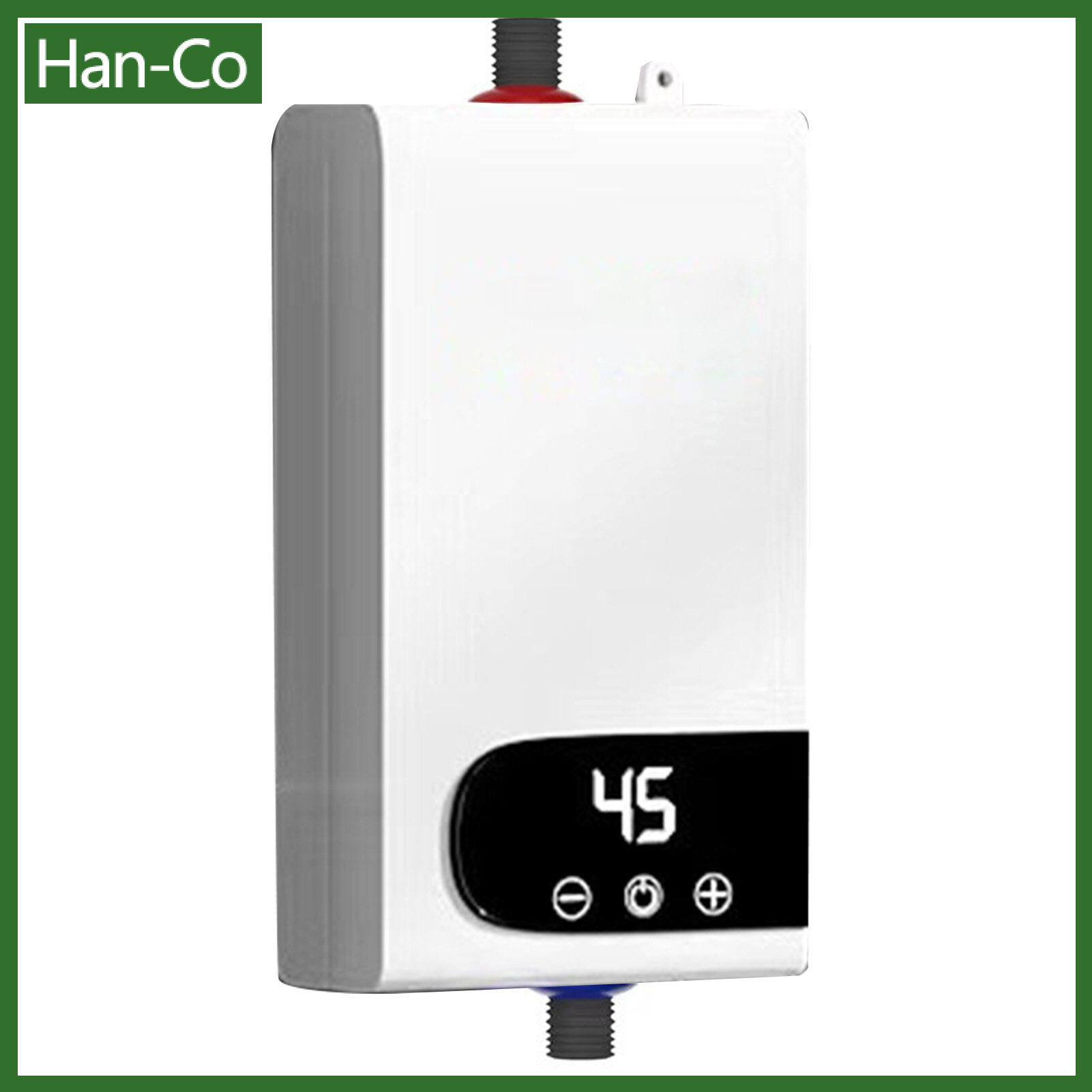 Han-Co] 220V Electric Tankless Water Heater 4500W Instant Electric Tankless  Hot Water Heater For Bathroom Toilet EU Plug | Lazada Singapore