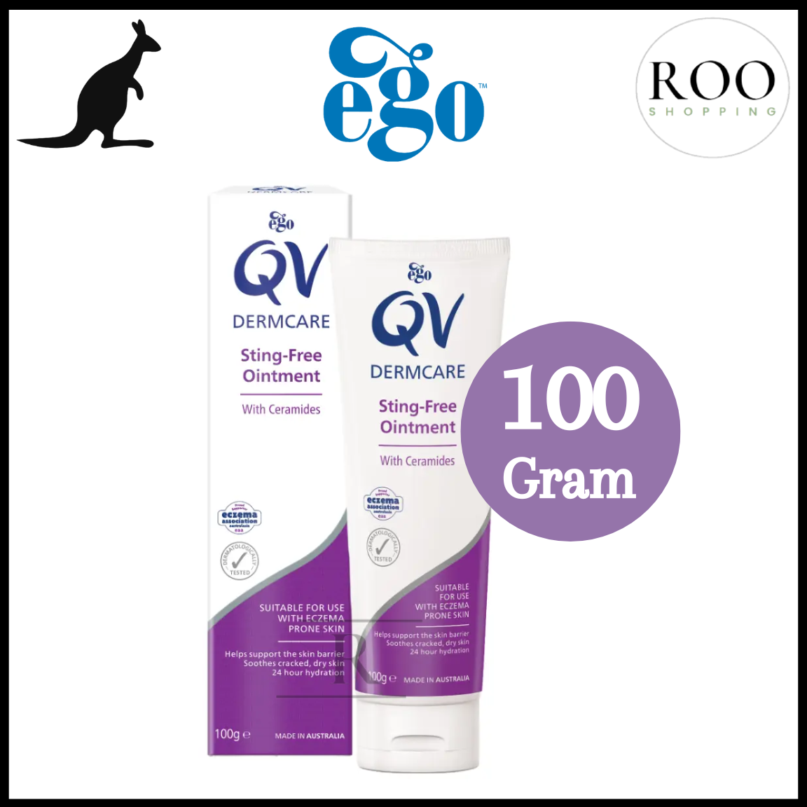 QV Dermcare Eczema Daily Wash / Cream 350ml Contains Ceramides Lazada