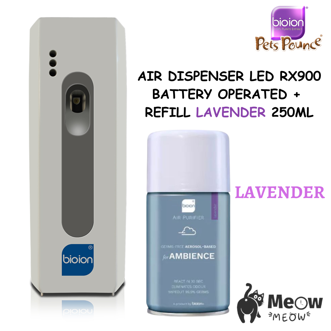 Bioion LED RX900 Air Dispenser Battery Operated With Ambience Germs