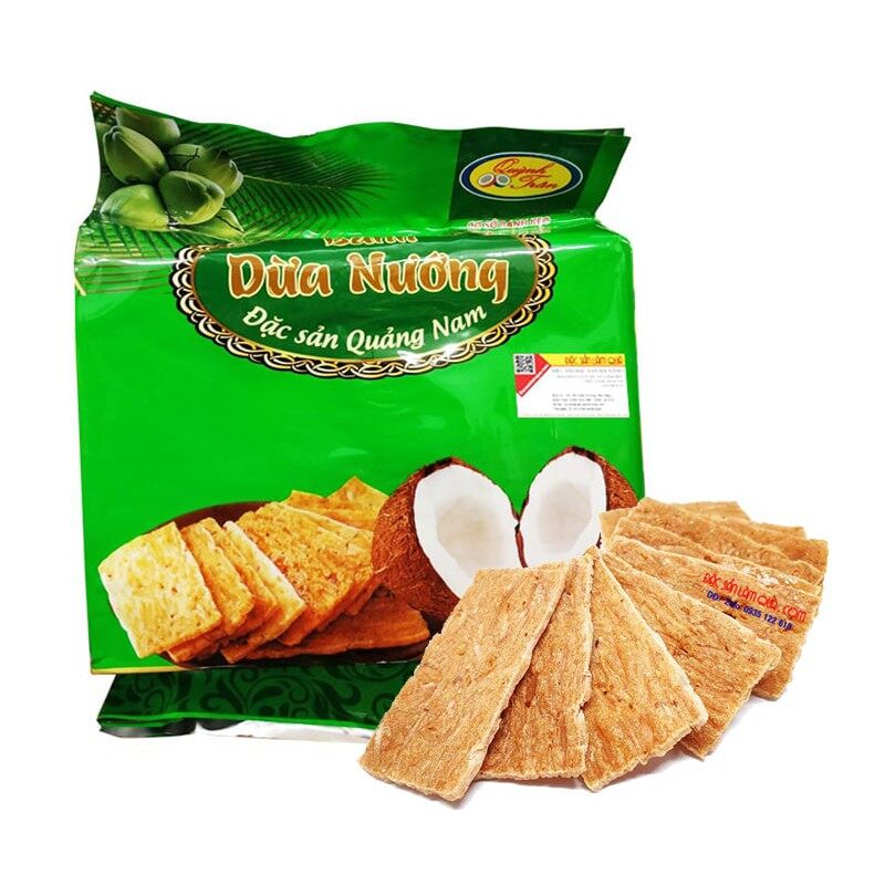 Combo 5 gói bánh dừa nướng quảng nam giòn ngon - 5 gói