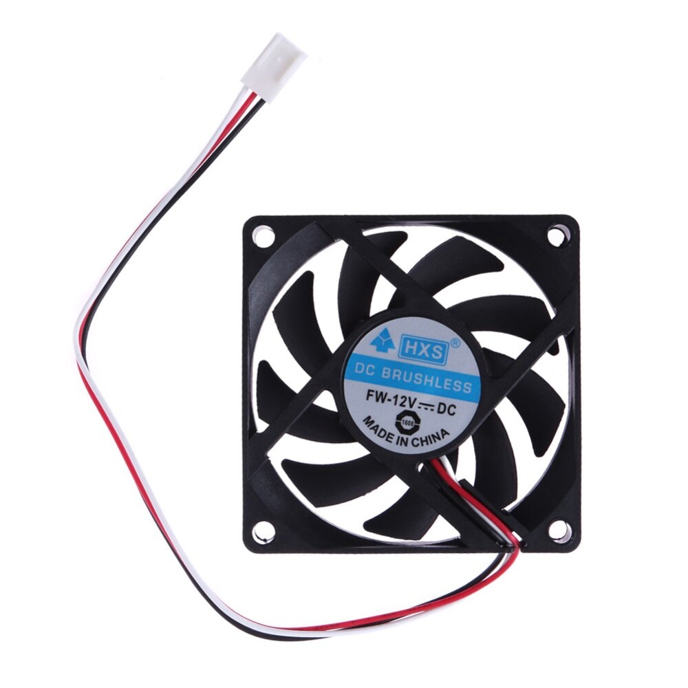 Quạt làm mát Vỏ máy tính cầm tay 12V 7cm 70mm PC CPU Quạt làm mát làm mát