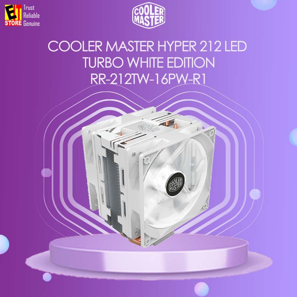 69％以上節約 Cooler Master CPUクーラー Hyper 212 LED Turbo White Edition FN1333 RR- 212TW-16PW-R1 qdtek.vn