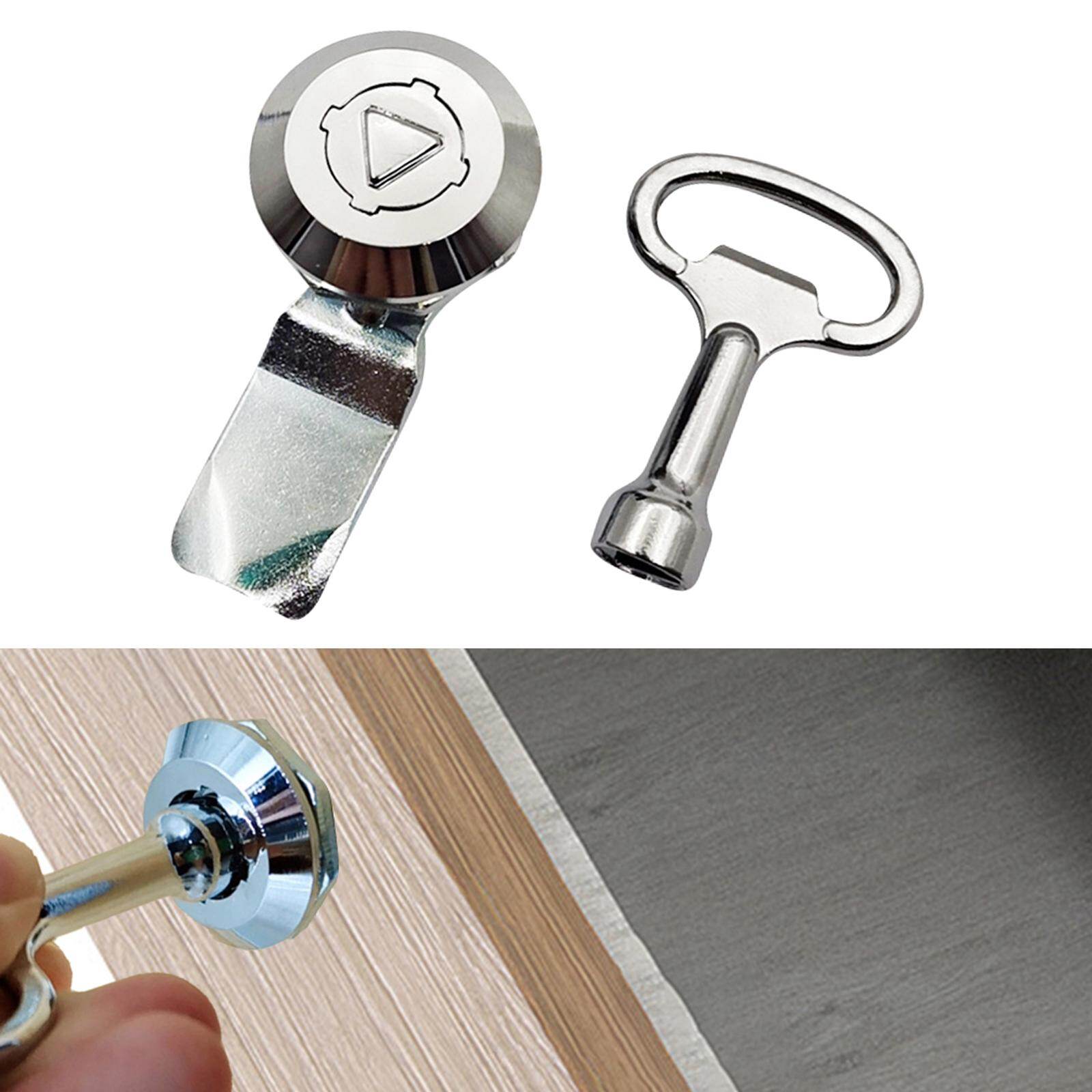 Serbery Cabinet Lock Easy to Install Drawer Lock Triangle cam Lock for Mail Box