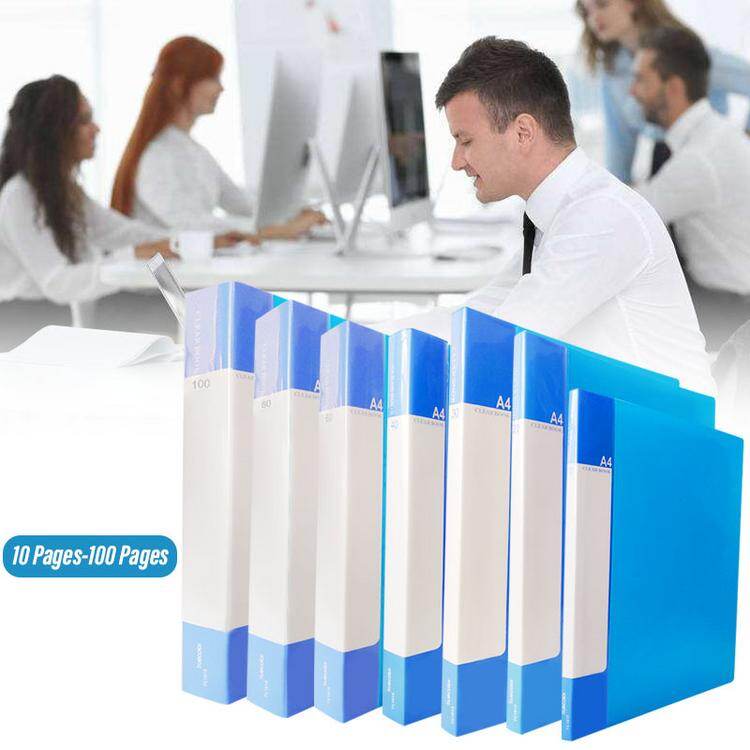 Yongzhiliu Expanding File Folder A4 Plastic Multi Layer Folder Information Booklet Transparent Pocket File Storage Organizer