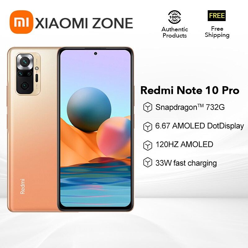 New Arrival】 Global Version Xiaomi Redmi Note 10 Pro Smartphone