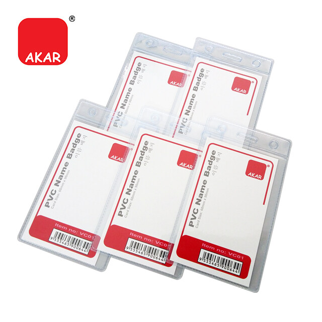 Pvc name badge 64mm x 110mm Lazada