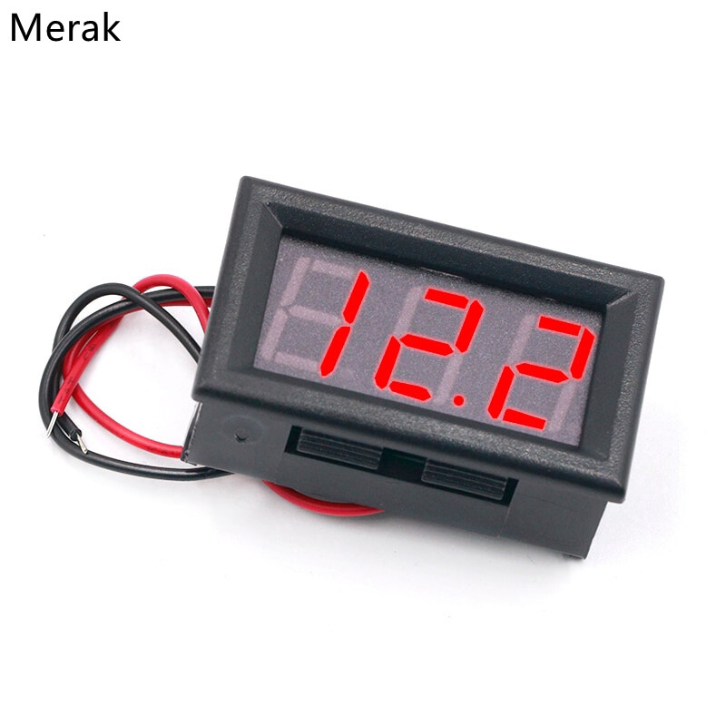 Digital tube DC voltmeter, 0.56-inch LED digital voltmeter, DC4.5-30.0V, with reverse polarity protection
