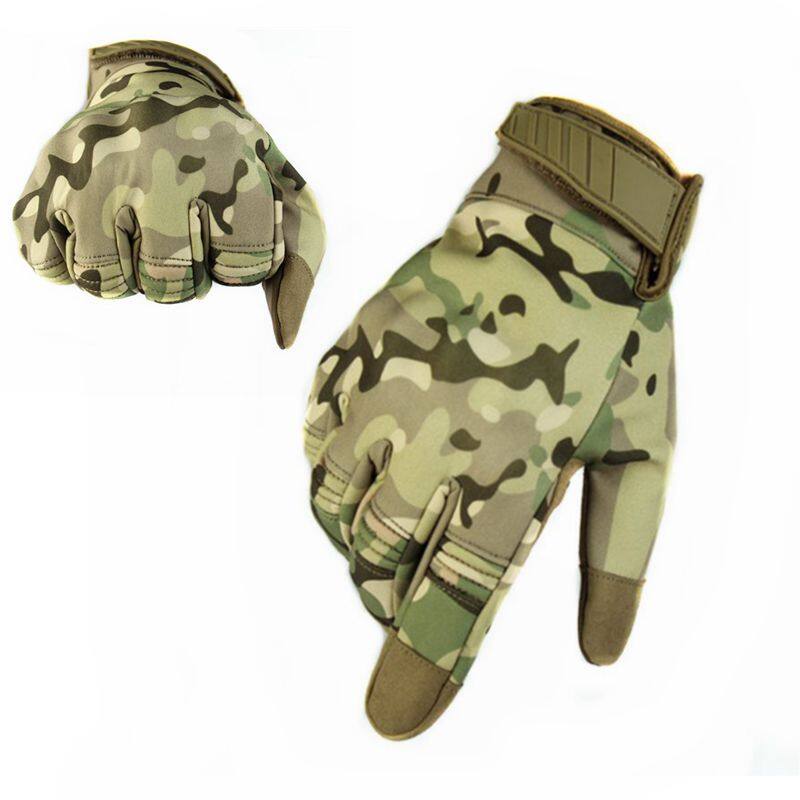 military camo gloves