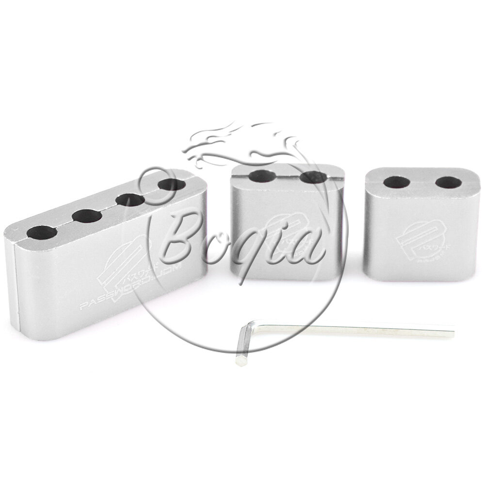 3pcs Aluminium Alloy Spark Plug Electrical Wire Clamp Separator Line Ignition Cable Clip for Car Decoration JDM Style