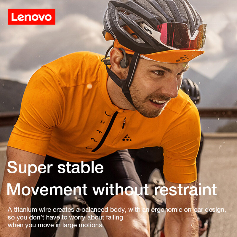 Lenovo X4 Bone Conduction Bluetooth Earphone Sport Cycling Running  Waterproof Wireless Bone Conduction Headphones | Lazada Singapore