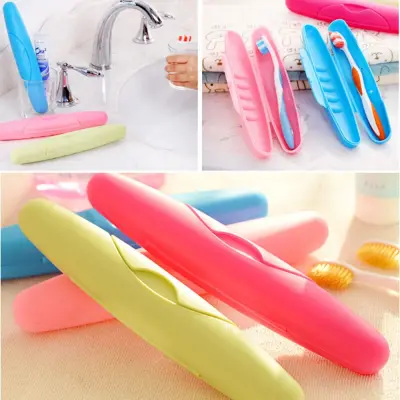 New Portable Travel Supplies Box Creative Toothbrush Holder Case Toothbrush Box Bathroom Accessories Storage
