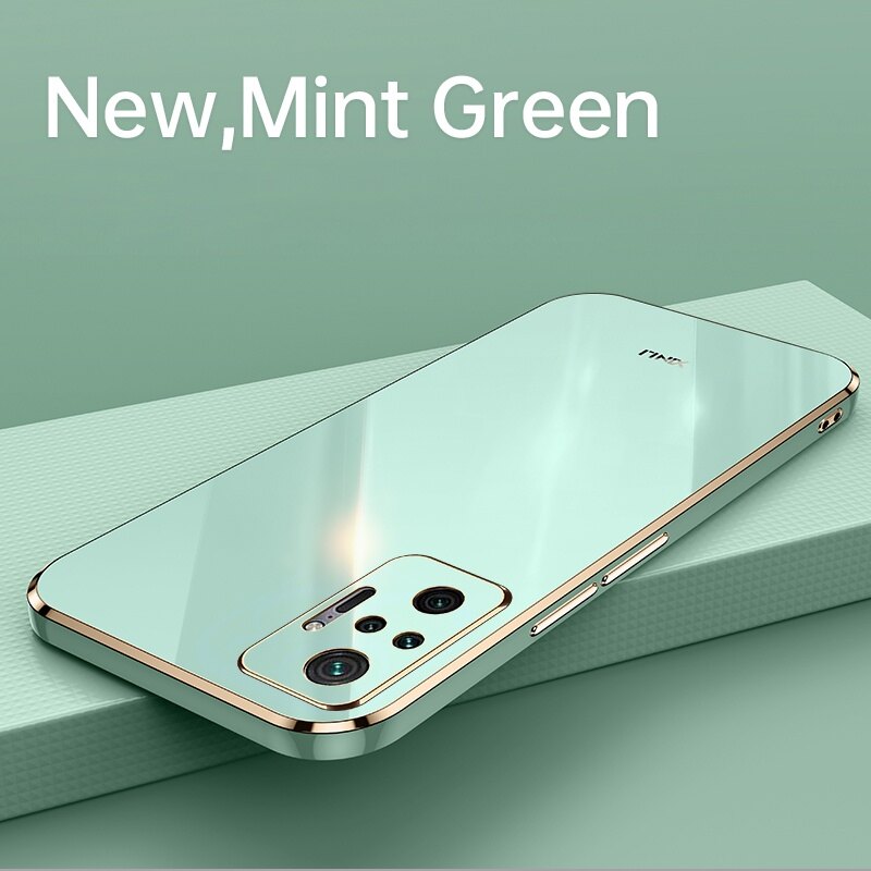 Ốp Xiaomi Redmi Note 10 Pro Ốp Lưng Mạ Điện Silicon Mềm Chống Sốc Ốp Điện Thoại Redmi Note10 Pro