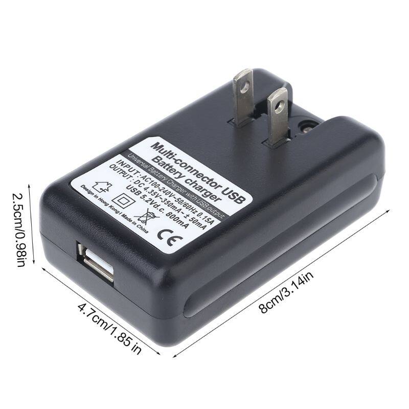 Đế Cắm Đồng Bộ Hóa Hoa Kỳ Bộ Sạc Tường USB Gia Dụng Pin AC BL-5B Cho Nokia 4C 5C 6C