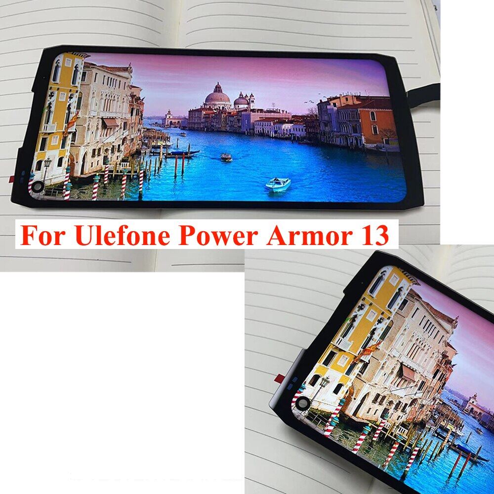 Kospplhz ban đầu cho áo giáp Ulefone Power 13 Màn hình LCD + thay thế màn hình cảm ứng 100% được thử nghiệm cho áo giáp Ulefone 13 điện thoại di động