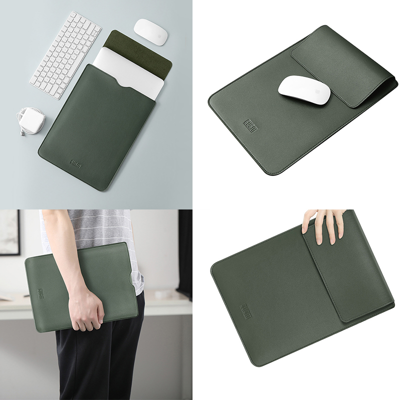 New Arrive Pu leather Laptop Sleeve Multi-color waterproof dustproof computer Bag for Macbook tablet 11 12 13 inch notebook cover