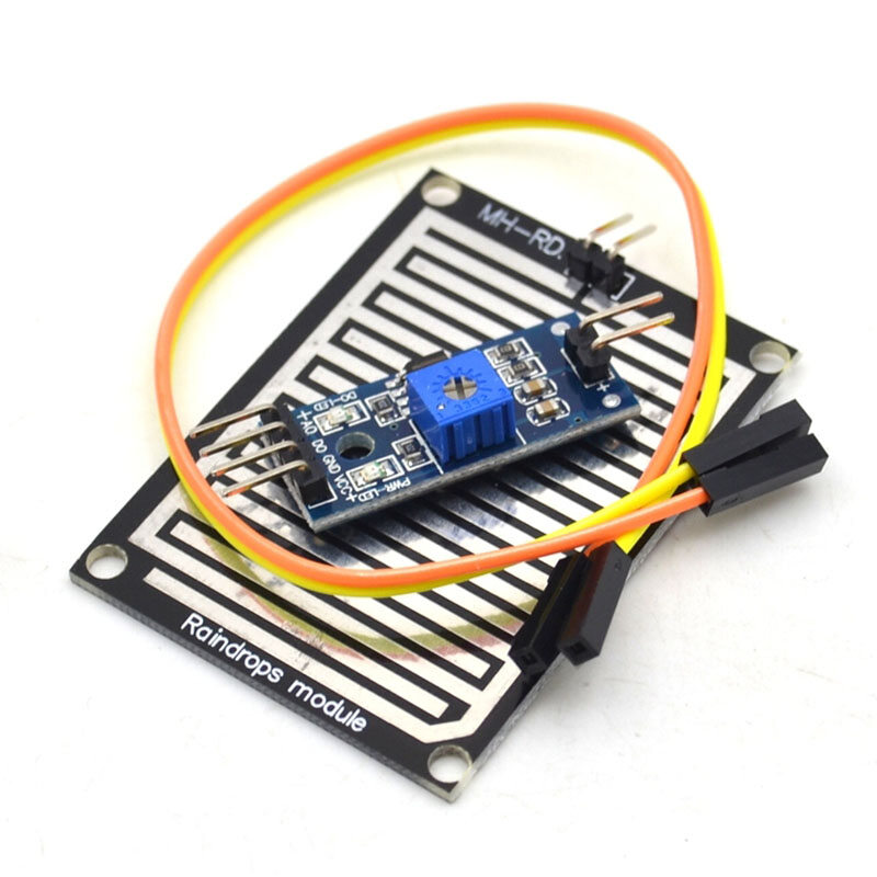 1PCS/3PCS 3.3-5V Rain Raindrops Detection Sensor Rain Module Weather Humidity Module