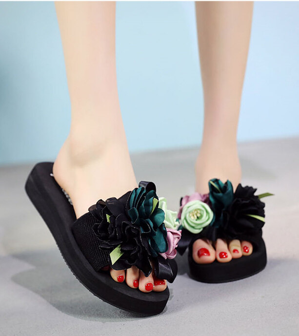 Flower Sandals | Summer wedding shoes, Me too shoes, White wedding shoes