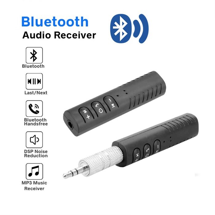 3.5mm Wireless Bluetooth Receiver Stereo Audio Music Bluetooth Receiver Adapter Lazada