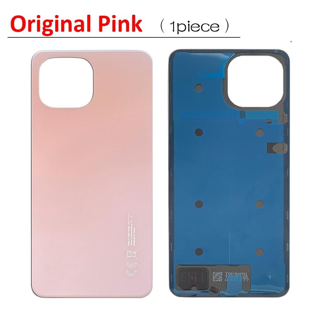 100% original back cover for xiaomi mi 11 lite 5g back cover lid mi11 lite rear battery glass door housing replacement parts