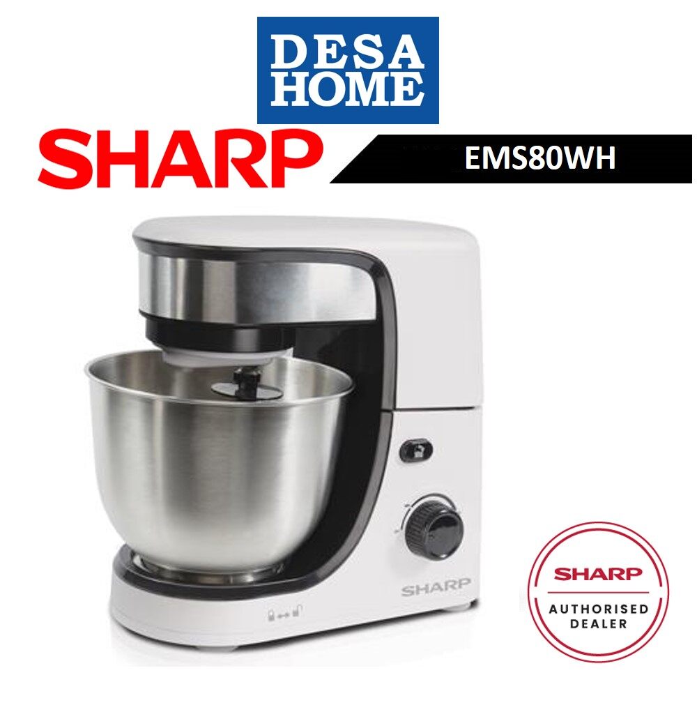 SHARP EMS80WH 350W STAND/HAND MIXER EMS80WH Lazada