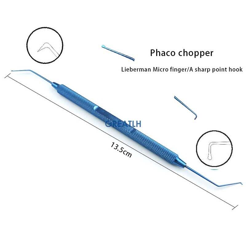 Ophthalmic Phaco Chopper Spatula Manipulator Sinskey Hook Ophthalmic