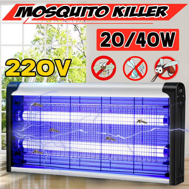 Farm Zone 245 Máy Diệt Bọ Ruồi Bằng Điện 40W/20W, Bẫy Đèn LED Diệt Côn Trùng Muỗi Tiếng Ồn Thấp Trong Nhà