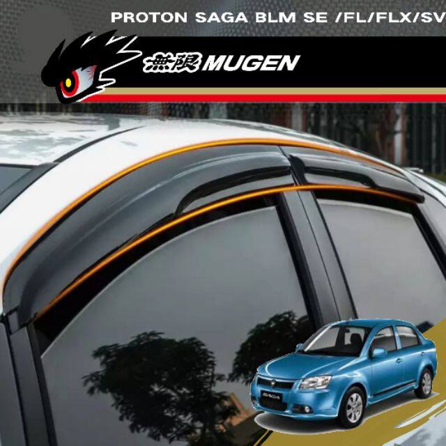 Proton saga door visor discount