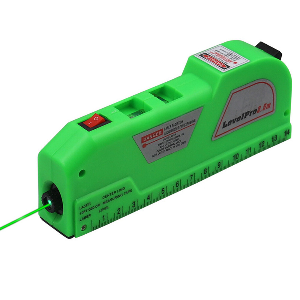 VOKTTA Portable decoration measuring tool 4 in 1 Laser level Laser tape measure with infrared miniature level