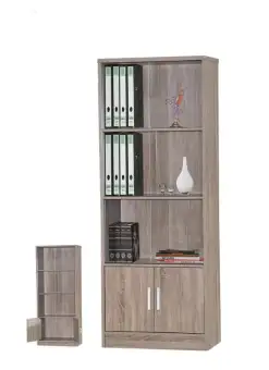 Recafi Furniture Bookcase With Glass Door Bookcase Bookshelf