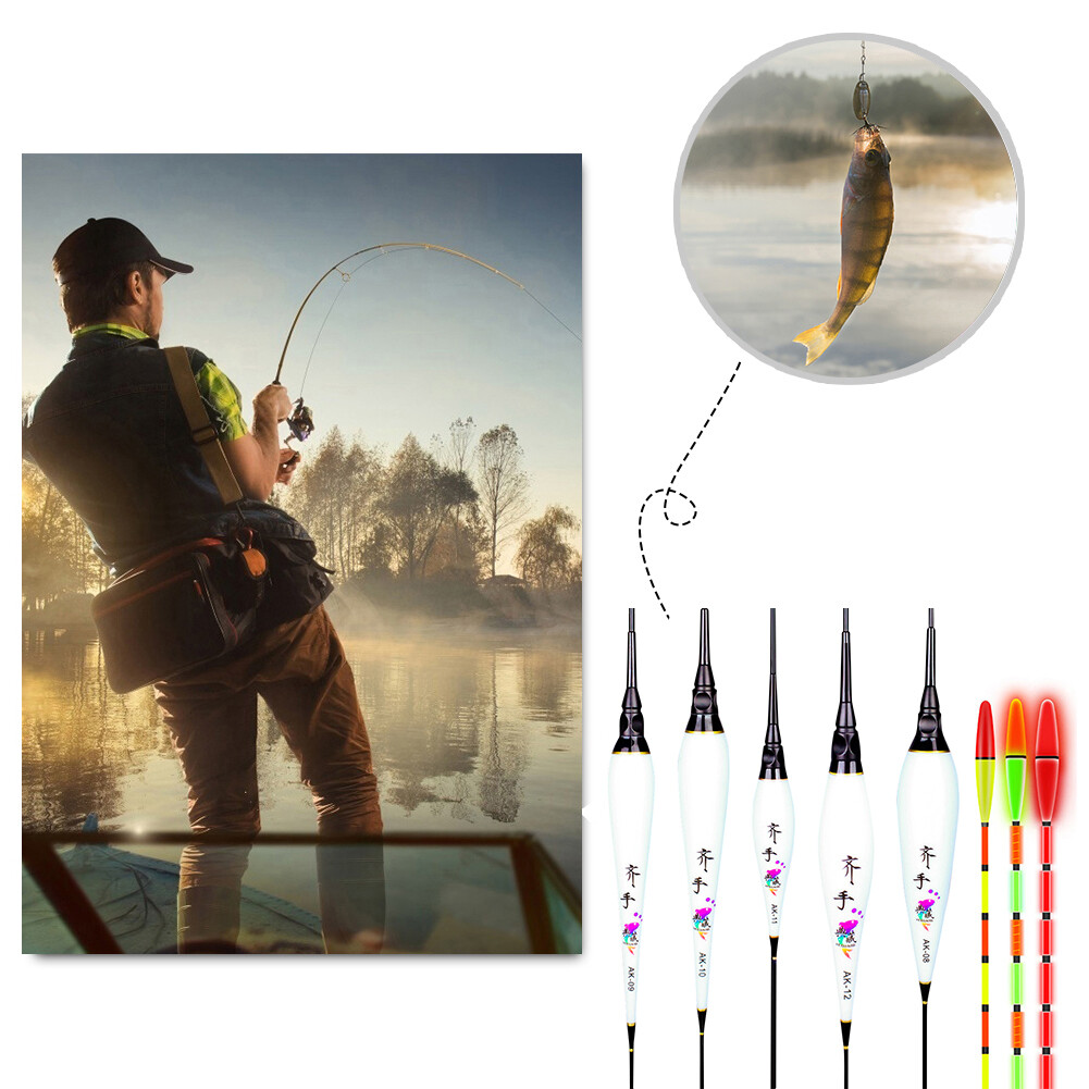 Electronic Bite Float LED Luminous Carp Fish Stick Bobber Fishing Tackle