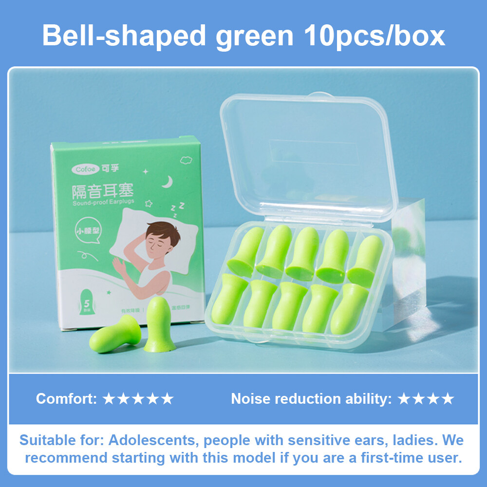 Cofoe Soundproof Earplugs Noise Reduction Soft Foam Anti Snoring