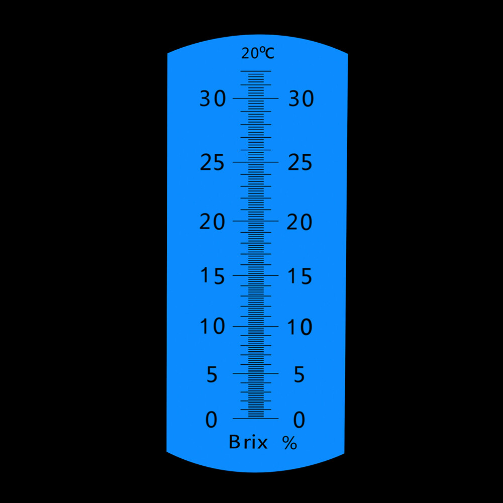 Yieryi 0-32% Brix Refractometer sugar Refractometer Ror Brix Sugar Beer ATC Optical Test Meter With Leather box
