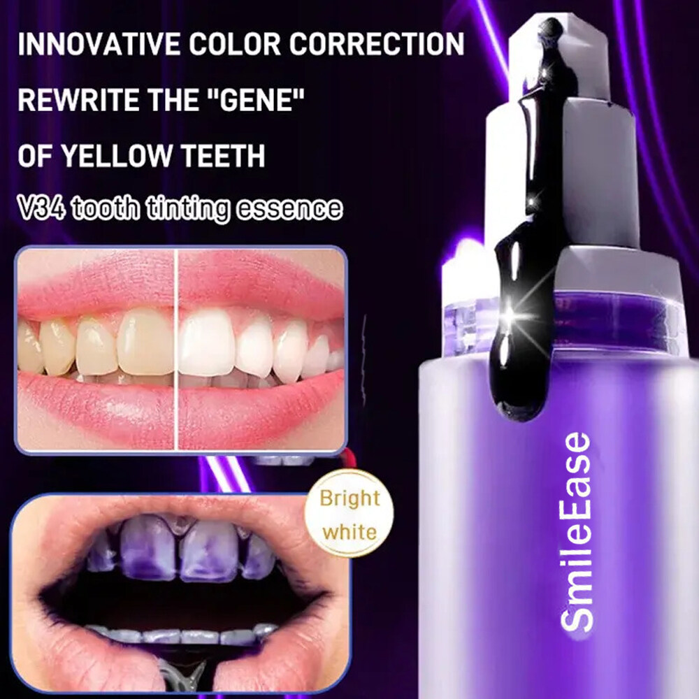 SmileEase v34 colour corrector Purple Teeth Whitening Tooth Stain
