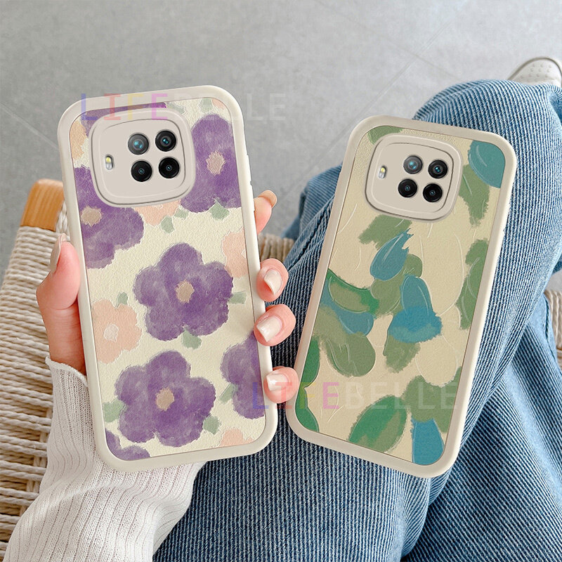 LIFEBELLE Ốp Cho Xiaomi Mi 10T Lite, Ốp Điện Thoại Mềm Họa Tiết Hoạt Hình Dễ Thương Kulomi Hoa Mặt Cười Thời Trang Ốp Lưng Bảo Vệ Chống Sốc Cao Su Silicon Cặp Đôi Cho Xiaomi