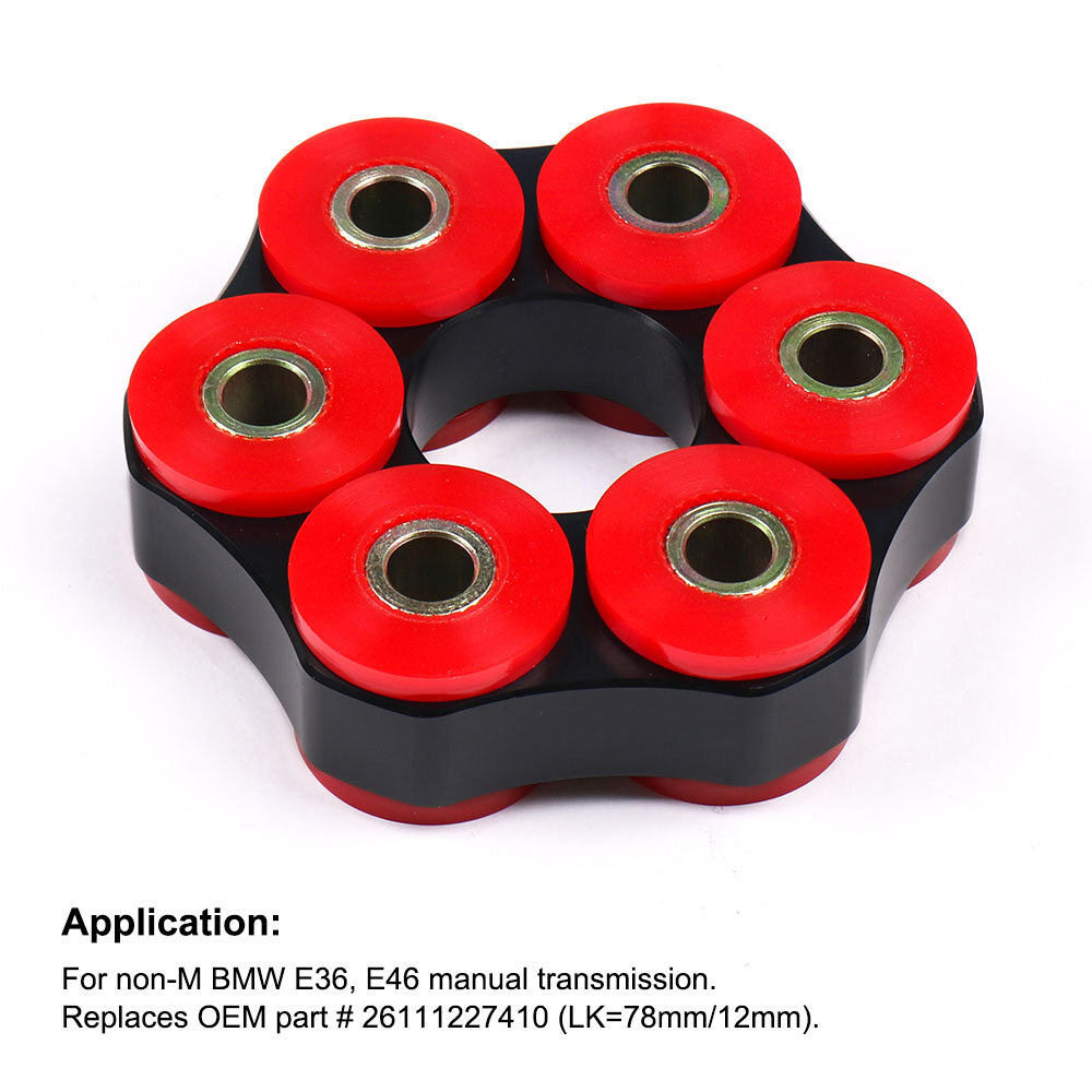 Drive Shaft Flex Disc LK=78mm/12mm or LK=78mm/10mm for BMW E30 E36 E39 E46
