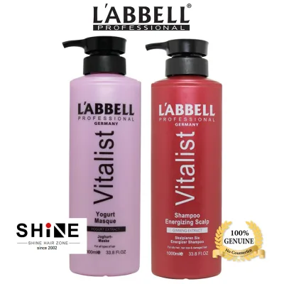 Labbell Energizing Scalp Shampoo Yogurt Hair Mask 1000ml set